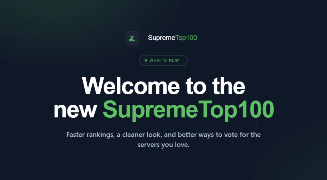 Welcome to the New SupremeTop100