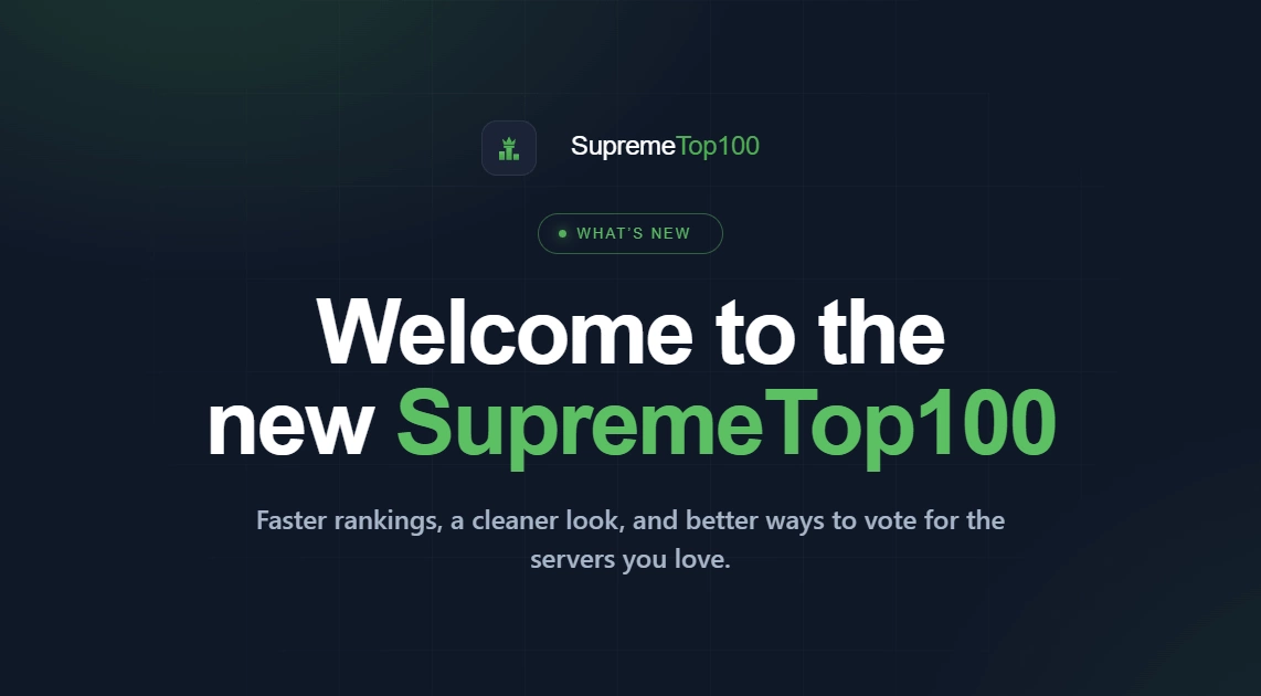 Welcome to the New SupremeTop100