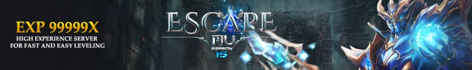 Escape MU Online - SEASON 15 - EXP 99999x - LONG TERM
